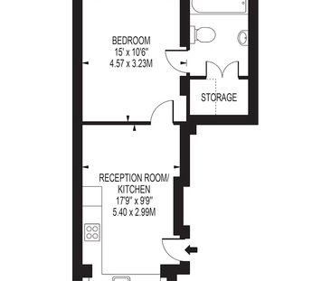 1 bedroom apartment - Photo 1