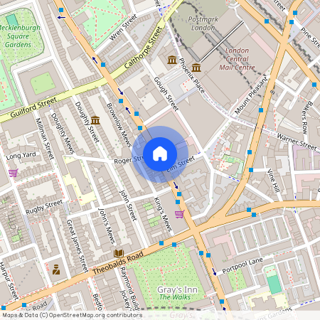 Gray’s Inn Road, London, WC1X 8TP