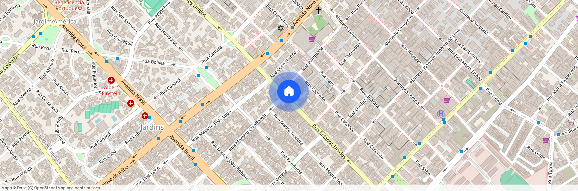 Rua Estados Unidos, 562, Jardim Paulista, São Paulo - SP, 01427-000, Brazil