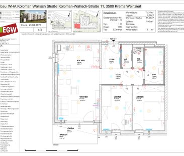 3-Zimmer-Wohnung mit Balkon, Top 11 - Foto 6