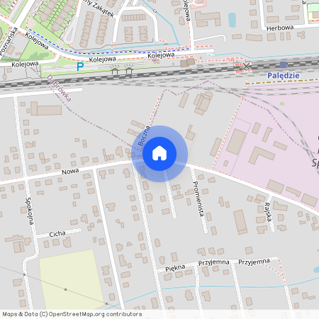 ul. Nowa, Palędzie, Dopiewo, poznański, wielkopolskie