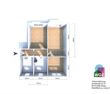 Wohnen in der südl. Innenstadt - Foto 4