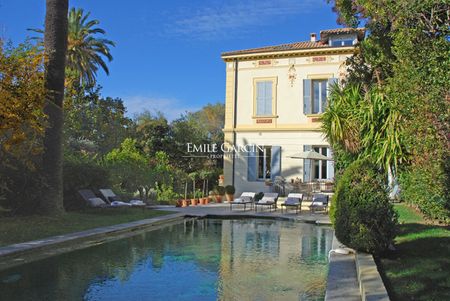 A louer, Cannes Cote d'Azur, proche centre ville avec piscine, 7 chambres - Photo 2