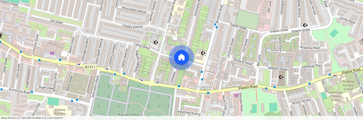 Clifton Road Flat 4, Elswick NE4