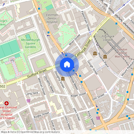 Gray’s Inn Road, Bloomsbury, London, WC1X 8TU, Bloomsbury