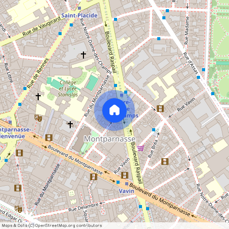 Appartement à louer rue Stanislas, Paris 6ème