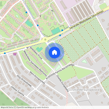 ul. Cypriana Kamila Norwida, Bielawa, dzierżoniowski, dolnośląskie