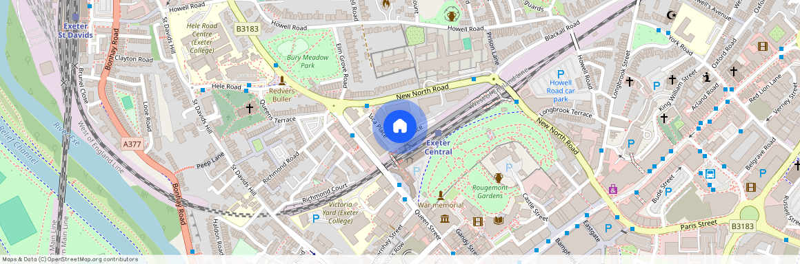 Isca Gardens, Price Charles Road EX4