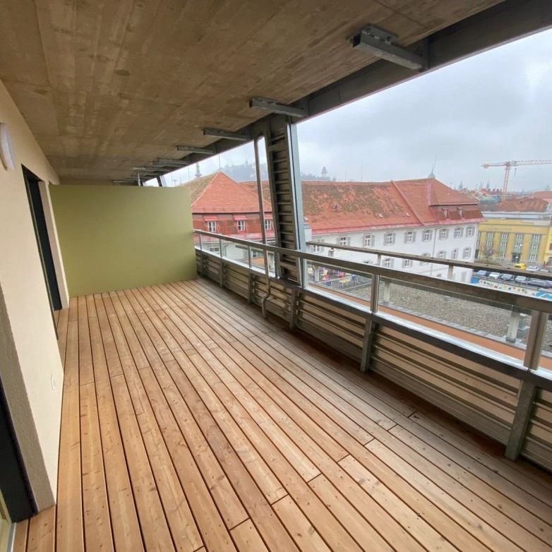 Hochwertig ausgestattete Neubauwohnung | Balkon mit Schlossbergblick| ab 01.01.2025 | zu besichtigen - Photo 1