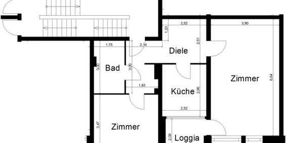 NUR MIT WBS!! Zwei-Zimmer-Wohnung mit Balkon! - Photo 3