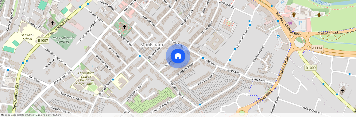 Bouverie Road, Chelmsford, Essex, CM2 0UD