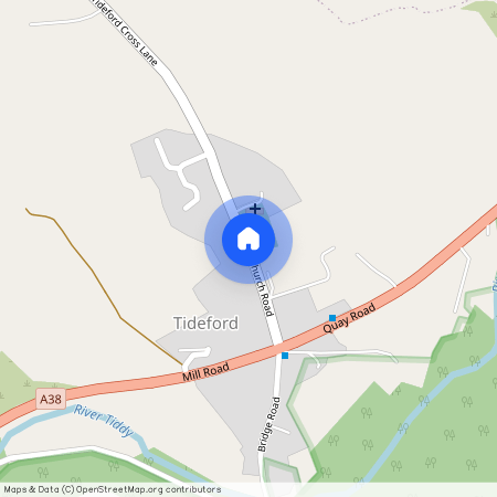 Church Road, Tideford, Saltash, Cornwall