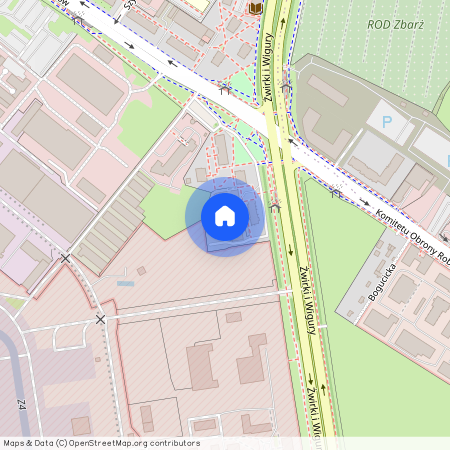 ul. Komitetu Obrony Robotników, Okęcie, Włochy, Warszawa, mazowieckie