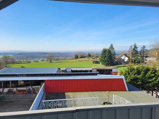 Dachgeschosswohnung mit Balkon und traumhaften Ausblick ins Grüne! - Photo 1