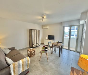 CANNES – PALM BEACH | STUDIO MEUBLÉ DE 27 M² AVEC TERRASSE DE 9 M²,... - Photo 1