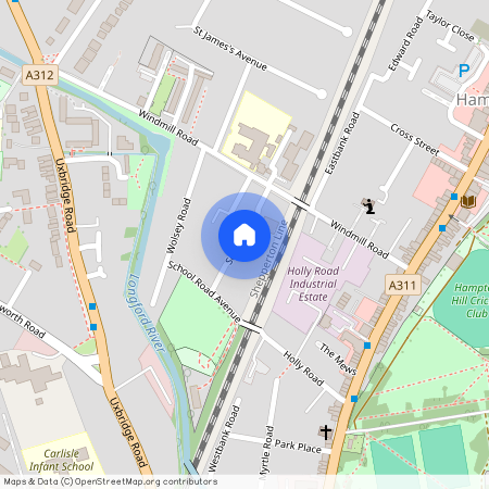 School Road, Hampton Hill, Hampton, TW12