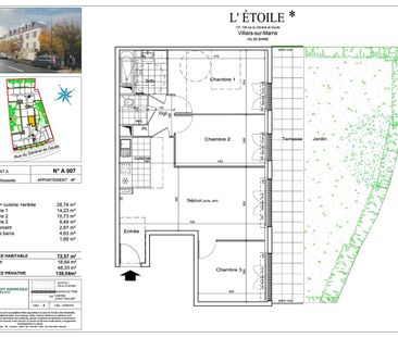 location Appartement T4 DE 73m² À VILLIERS SUR MARNE - Photo 6