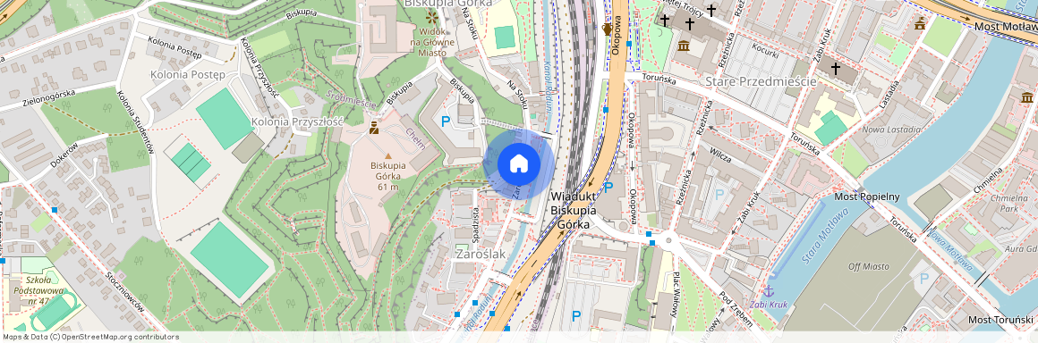 ul. Zaroślak, Śródmieście, Gdańsk, pomorskie