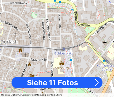 neu renovierte 2-Zimmer-Wohnung mit Balkon in Karlsruhe-Durlach - Foto 1