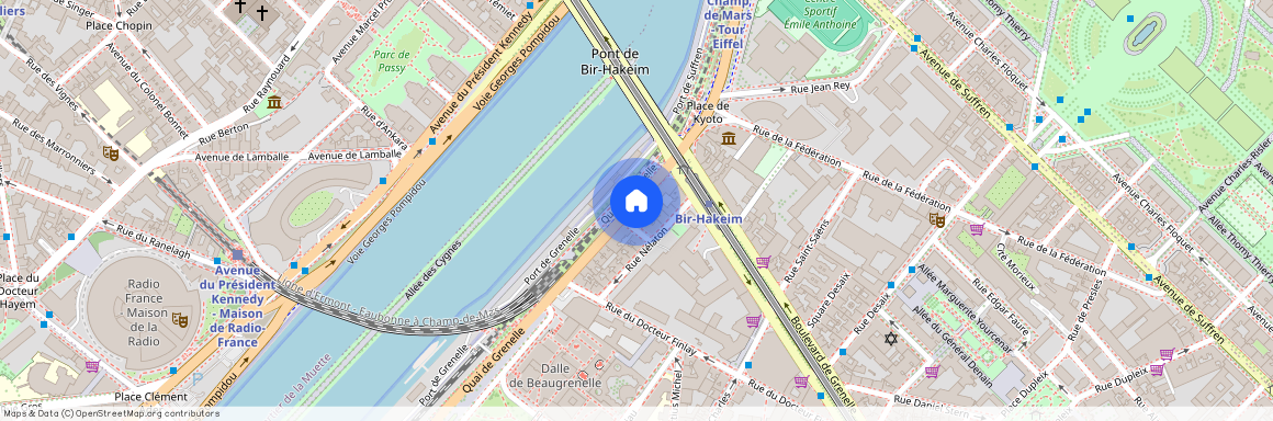Appartement à louer quai de Grenelle, Paris 15ème