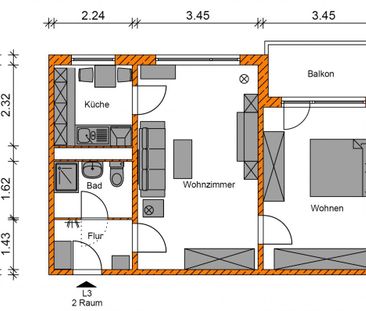 2-Raumwohnung am Neustädter See - Photo 6