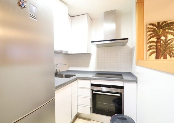 Apartamento bajo 1 dorm en Mil Palmeras. Temporada baja.