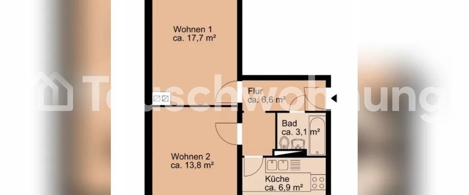 TAUSCHWOHNUNG 2 Zimmer Wohnung in Adlershof - Foto 1