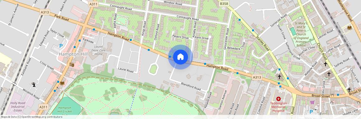 Hampton Road, Teddington, TW11, London