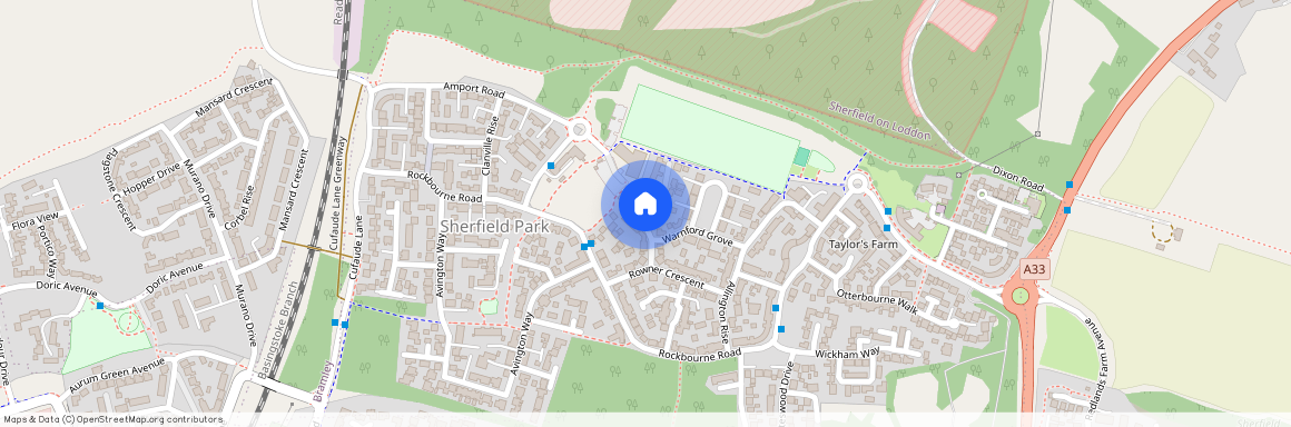 Monxton Place, Sherfield-on-Loddon, Hook, Basingstoke and Deane, RG27
