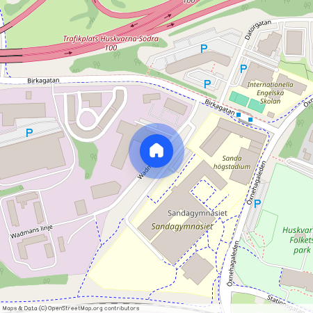 Wadmans Linje, Huskvarna