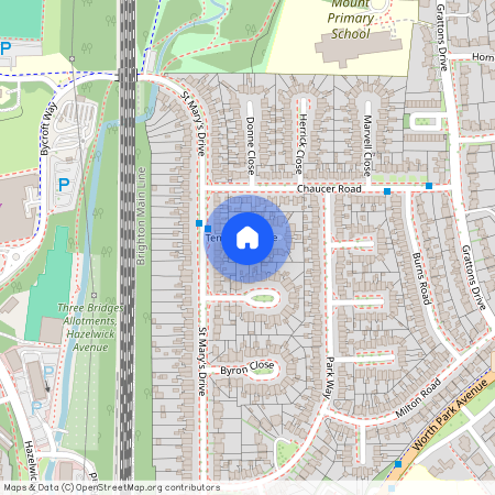 Tennyson Close, Crawley, RH10