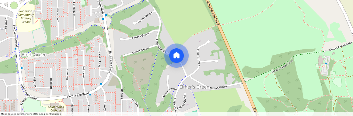 Elmers Green, Skelmersdale, Lancashire, WN8