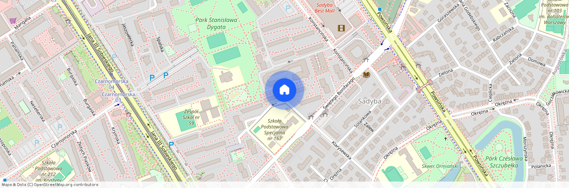 Warszawa, Mokotów, św., Bonifacego