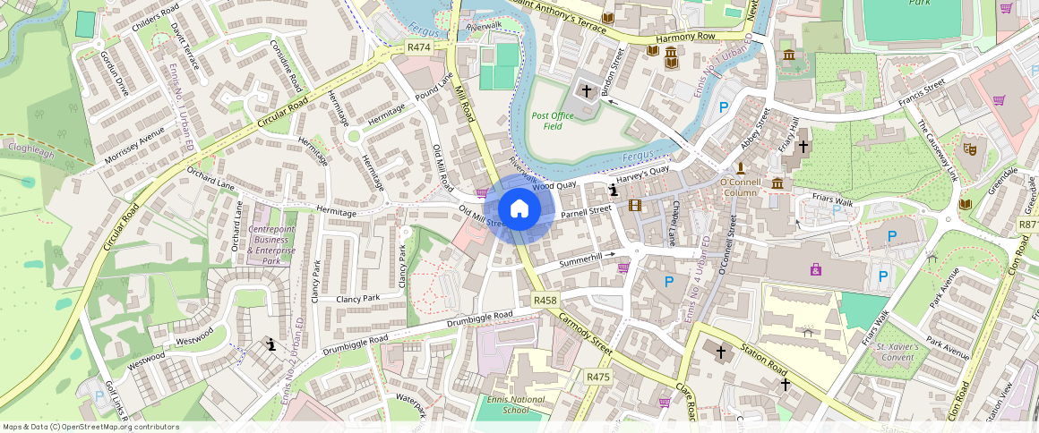 Apartment For Rent, Apartment **, Mill House, Cornmarket Street, Ennis, Co