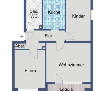 Helle 3-Zimmer-Wohnung mit Balkon in Kassel - Photo 3