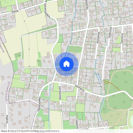 ul. Wojskiego, Wapienica, Bielsko-Biała, śląskie