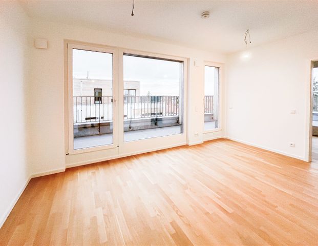 Moderne 2-Zi.-Wohnung mit großer Dachterrasse in schönem Neubauquartier direkt an der Dahme - Foto 1