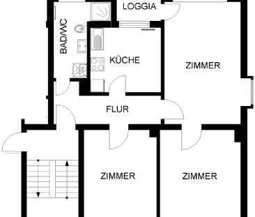 3-Zimmer Wohnung in Haspe-Quambusch - Photo 3