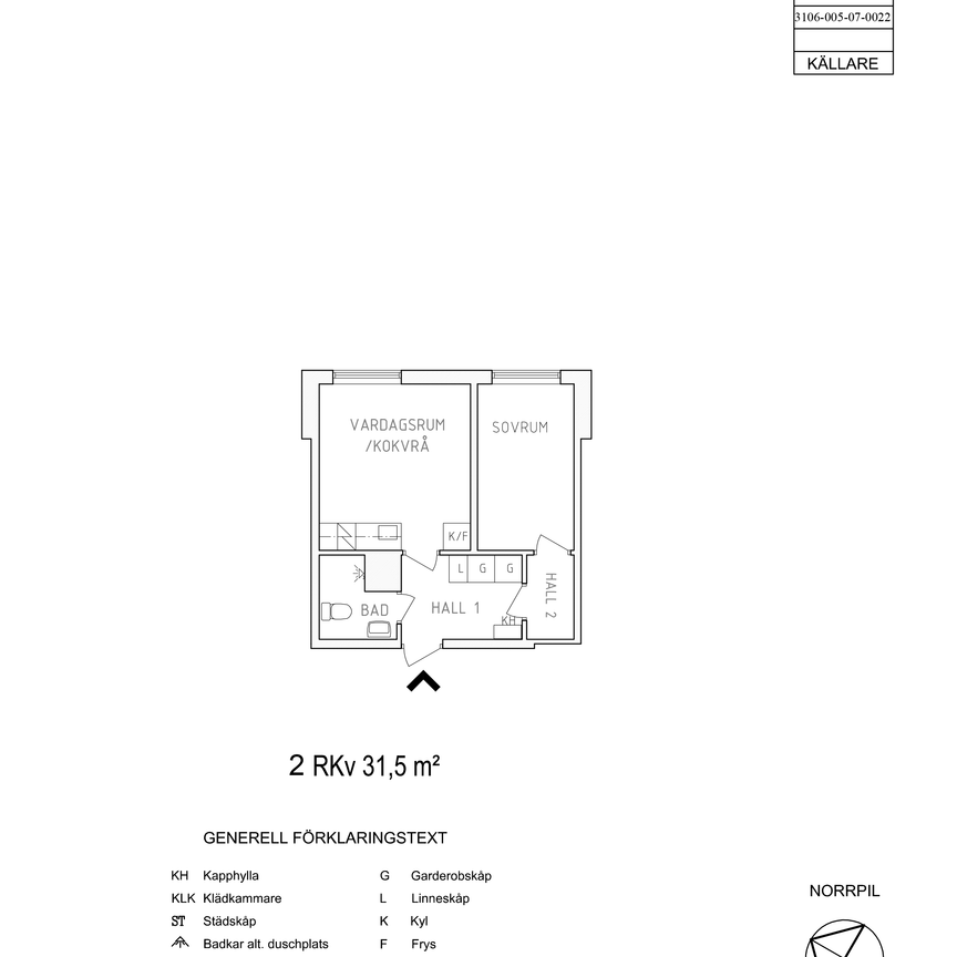 Norra Köpmangatan 32 A, våning 2 - Foto 2