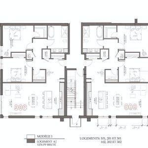 IMMEUBLE 55 ans et plus - 4 1/2 STATIONNEMENT INTÉRIEUR - ASCENSEUR - Photo 2