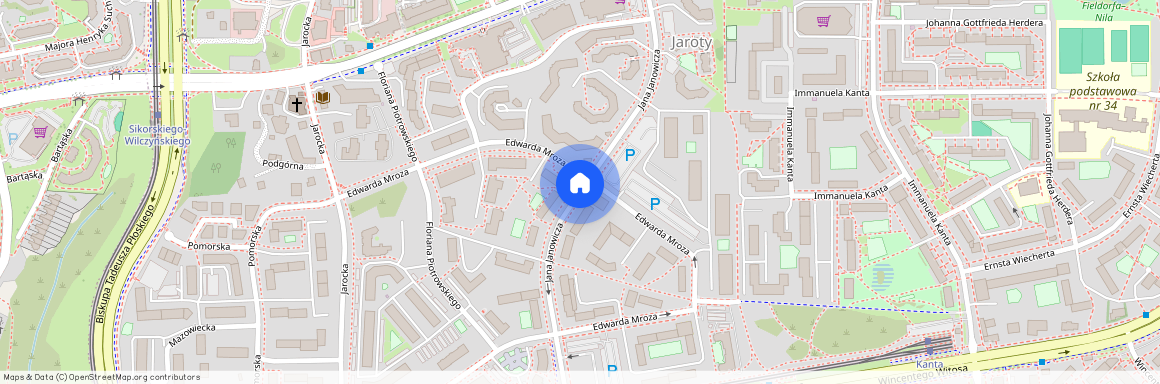 ul. Jana Janowicza, Jaroty, Olsztyn, warmińsko-mazurskie