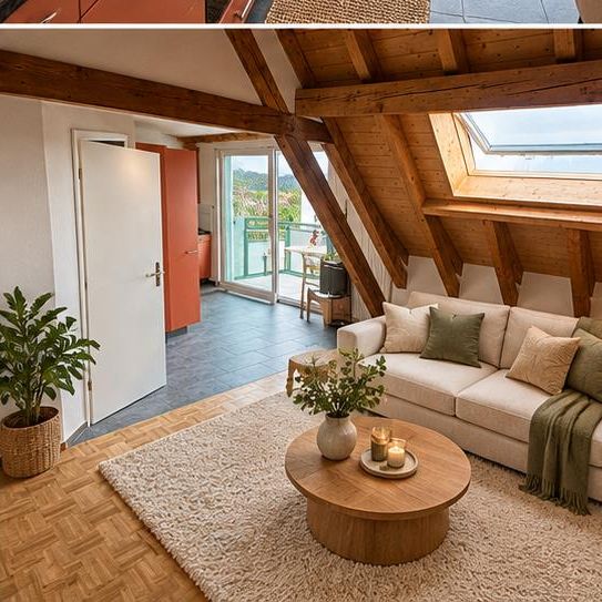 Loftwohnung 3.5 Zimmer mit grossem Balkon - Photo 1