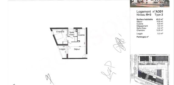 Location Appartement 2 pièces 45m² AVIGNON 84140 - Photo 2