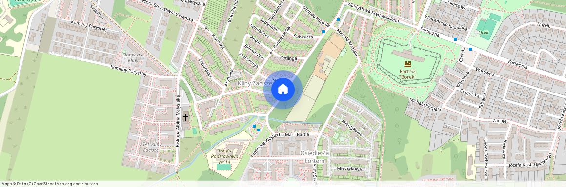 ul. prof. Wojciecha Marii Bartla, Kliny, Swoszowice, Kraków, małopolskie