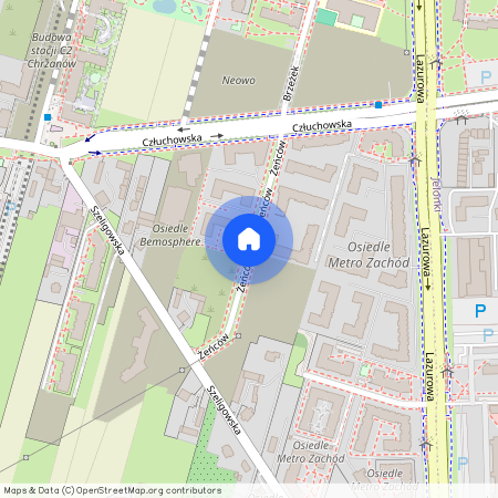 ul. Żeńców, Chrzanów, Bemowo, Warszawa, mazowieckie