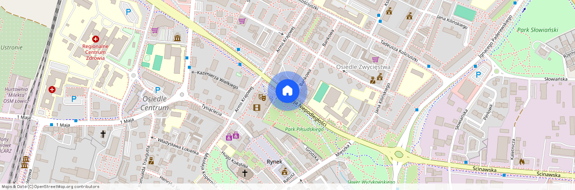 al. Niepodległości, Lubin, lubiński, dolnośląskie