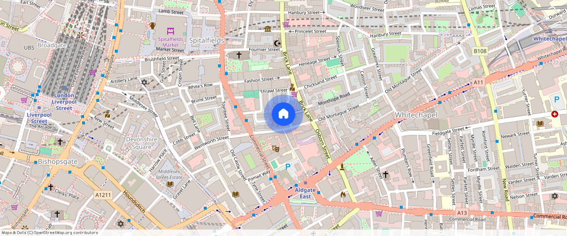 Saxon House, ** Thrawl Street, London