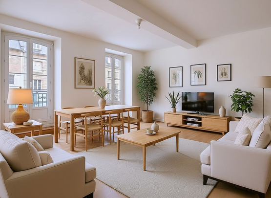 Location Appartement 2 pièces 51m² ISIGNY SUR MER 14230 - Photo 1