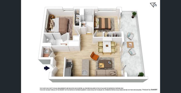 Modern 2-Bedroom Apartment with Stunning City Views - Photo 1