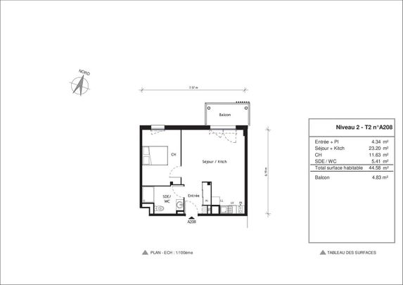 Location Appartement 2 pièces 44m² NIMES 30000 - Photo 1